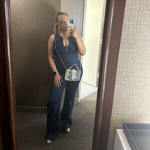 NWT Denim Jumpsuit